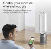 Dyson – Purificador de aire inteligente y ventilador Purifier Cool, blanco/plateado - TP07
