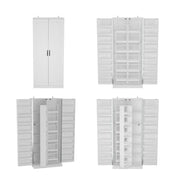 Organizador de cocina versátil: Armario compacto de 31.5" con almacenamiento inteligente