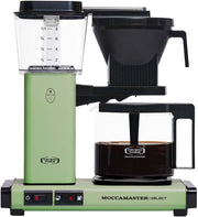 Moccamaster KBG Select, cafetera, cafetera retro, café de filtro, color blanco hueso, 1,25 L