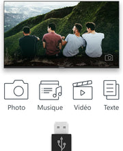 THOMSON 43 pulgadas (109 cm) LED Full HD Easy TV – No Smart – Modo Hotel, USB, HDMI, Triple sintonizador (Cable/Satélite/Antena), AV in, CI+, Panel A+ – 43FD2S13