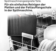 Braun MultiGrill 9 Pro CG 9167, parrilla de contacto con placas de grill, plancha y gofrera, y termómetro, posiciones de cocción: contacto, barbacoa, horno, placas aptas para lavavajillas, función Boost hasta 265°