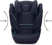CYBEX Gold Silla de Coche Solution S2 i-Fix, para coches con y sin ISOFIX, 100 - 150 cm, de 3 a 12 años aprox. (15 - 50 kg), Ocean Blue