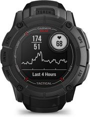 Instinct 2X, Solar – Tactical Edition - Reloj GPS robusto y conectado – Negro - Caja de 50 mm (Reacondicionado)