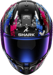 Shark, Casco de moto integral SKWAL i3 Hellcat Negro/Azul, M