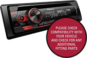 Autorradio Pioneer DEH-S420BT, Negro
