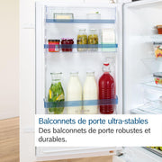 Bosch KIR41VFE0, Serie 4, Frigorífico pequeño, Integrable, 122,5 x 56 cm, 204 L [Clase de eficiencia energética E]
