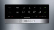 Frigorífico combi Bosch KGN36NWEA Serie 2, 186 x 60 cm, 215 L de refrigeración y 87 L de congelación, NoFrost: nunca más tendrá que descongelar, iluminación LED para una distribución uniforme de la luz