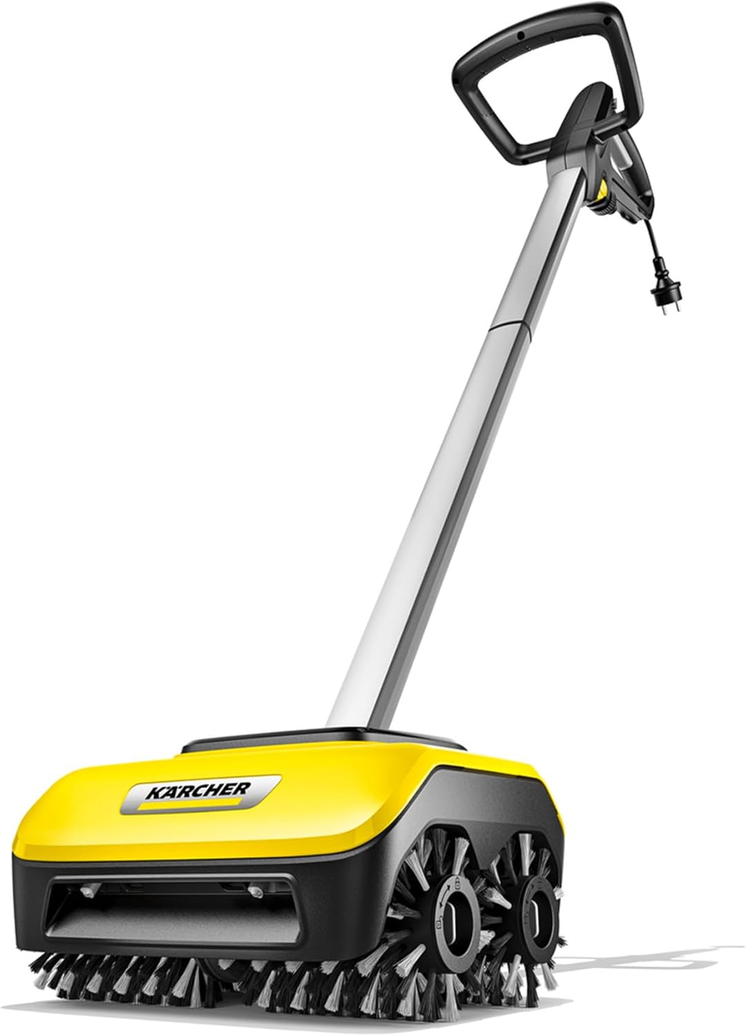 Limpiador de terrazas Kärcher PCL 6, presión máx. 10 bar, caudal de agua máx. 180 l/h, ancho de trabajo 300 mm, rotación de los cepillos: 600-800 rpm, para madera, superficies de composite y losas de piedra