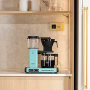 Moccamaster KBG Select, cafetera, cafetera retro, café de filtro, color blanco hueso, 1,25 L