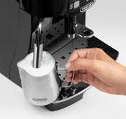 Cafetera DeLonghi ECAM 21.116.B Magnifica S (boquilla de vapor), negro