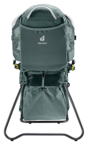 Mochila portabebés ligera deuter Kid Comfort Active, 12 L, azul verdoso