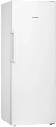 Congelador Siemens GS54NAWCV iQ500, 176 x 70 cm, 327 L, noFrost nunca más volver a descongelar, bigBox espacio para alimentos congelados grandes, varioZone estantes y cajones de cristal flexibles, Blanco