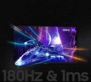 Monitor PC Odyssey G50D 27’’, 180Hz, 1ms, panel Fast IPS, resolución QHD: 2560x1440, contraste 1000:1, AMD FreeSync, Auto Source Switch +, HDR400, base ajustable, DisplayPort, HDMI, LS27DG502EUXEN