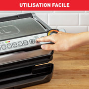 Tefal Optigrill+ XL, parrilla inteligente, 9 programas, modo manual, XL para hasta 8 personas, GC722D16