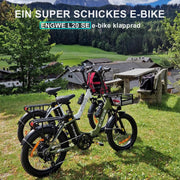 Bicicleta eléctrica plegable ENGWE de 20 pulgadas con batería de 36V 15.6Ah, hasta 115 km | con cesta, 20x3.0 pulgadas, motor trasero de 250W, cambio de 7 velocidades, bicicleta eléctrica urbana para hombres y mujeres