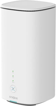 Router 5G CPE WiFi 6 AX3000 de STRONG con tarjeta SIM - Hasta 3,2 Gbps - WAN/LAN 2,5GE y LAN 1GE - RJ11 VoIP/VoNR - Compatible con Mesh - Chipset Qualcomm (5GROUTERAX3000)