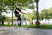 Bicicleta de trekking premium Licorne Bike de 28" para hombres, jóvenes y mujeres con cambio de 21 velocidades, bicicleta urbana Life M-V-ATB