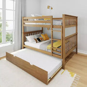 Litera matrimonial sobre matrimonial Max & Lily con cama nido