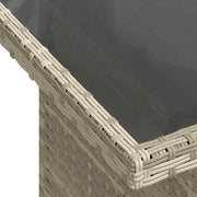 vidaXL Conjunto de sofás de jardín de 5 piezas con cojines, polirratán gris claro, conjunto de sofás de exterior, conjunto de sofás de exterior, set de salón de jardín, conjunto de sofás de jardín