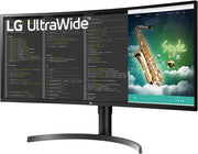 Monitor PC LG UltraWide™ 35WN75CP-B de 35" - Panel VA con resolución UWQHD (3440x1440), 5ms GtG 100Hz, HDR 10, sRGB 99%, AMD FreeSync, inclinable, ajustable en altura, USB-C (94W), altavoces