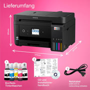 Impresora multifunción de inyección de tinta Epson EcoTank ET-4800 A4 con Wi-Fi, incluye tinta para hasta 3 años