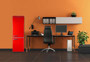 GEDTECH Refrigerador combinado vintage GCBV310RD - Congelador inferior - Rojo - Capacidad 310 L - Bajo consumo