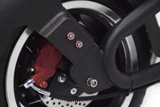 Chopper eléctrico Mangosteen M1 en rojo mate: motor de alto rendimiento de 2000 W y elegante