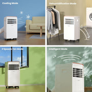 Aire acondicionado portátil Comfee MPD1-12CRN7, 12000 BTU 3,5kW, refrigeración, ventilación y deshumidificación, tamaño de habitación hasta 117m³ (43㎡), aire acondicionado móvil con tubo de escape