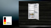 Refrigerador integrable Siemens KI41FADE0 iQ700, 138 kWh al año, 187L, hyperFresh Premium 0°, iluminación LED, superCooling, bisagra plana