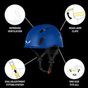 Set de ferrata Salewa Attac Evo Toxo 3.0, equipo de seguridad, montañismo, alpinismo, escalada