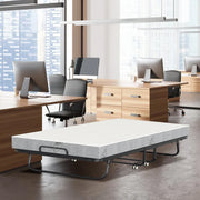 Cama plegable Sonnewelt 90x200 cm con 13 cm de grosor y ruedas