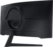 Monitor Samsung Odyssey G55T 34'' 165Hz, 1ms, Panel VA 1000R, UWQHD 3440x1440, 2500:1, 250cd/m2, AMD FreeSync Premium, Base Ajustable, HDMI, DisplayPort