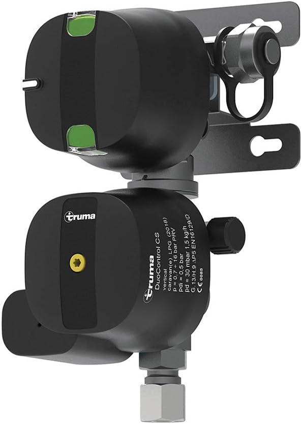 Kit completo de regulador de gas para camping Truma DuoControl CS 30mbar vertical