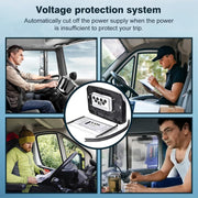 Aire acondicionado de techo inverter ultradelgado para autocaravanas, caravanas, camping, camiones y furgonetas (solo refrigeración, 12 V)