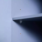 Despensa de cocina independiente Whisen de 71'' de altura, armario de almacenamiento grande para comedor, alacena con 4 puertas plegables, estantes y botelleros