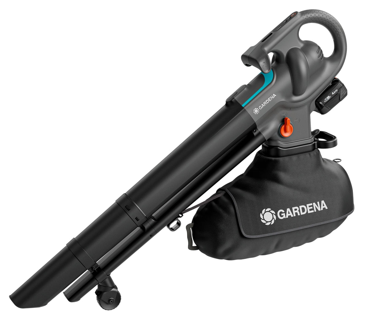 Aspirador/soplador de hojas a batería PowerJet Collect 18 V con función de aspiración y soplado, bolsa de recogida y velocidad ajustable, set