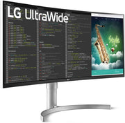Monitor LG UltraWide™ 35WN75CP-W de 35" - Panel VA con resolución UWQHD (3440x1440), 5 ms GtG, 100 Hz, HDR 10, sRGB 99%, AMD FreeSync, inclinable, ajustable en altura, USB-C (90 W), altavoces