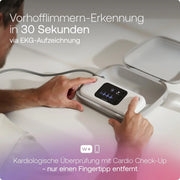 Tensiómetro de brazo BPM Vision 2 en 1 con medición de presión arterial y ECG, sincronización por Wi-Fi y Bluetooth, incluye brazalete
