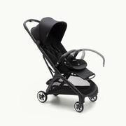 Cochecito de viaje ultracompacto Bugaboo Butterfly, pequeño y ligero, plegable con una sola mano y fácil de maniobrar, cochecito urbano ergonómico para bebés a partir de 6 meses, con mucho espacio de almacenamiento, Stormy Blue