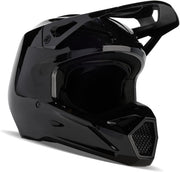 Casco Fox Racing V1 Solid Motocross MIPS Seguridad Confort Ajuste Regulable Ventilación Óptima Forro Extraíble y Lavable Protección contra Impactos Negro, Talla: M