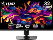Monitor Gaming MSI MAG 321UPX QD-OLED de 31,5" 4K UHD - Panel Quantum Dot OLED 3840 x 2160, 240Hz / 0,03ms, 99% DCI-P3, ΔE≤2, DisplayHDR True Black 400 - DP 1.4a, HDMI 2.1, USB Type-C