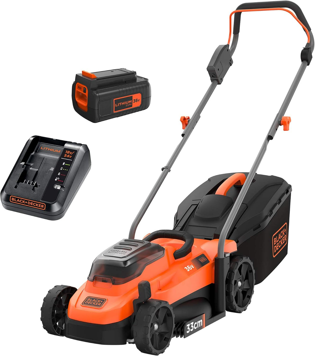 Cortacésped 33cm - inalámbrico Litio 36V - 2,5Ah - BCMW3336L1