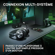 SteelSeries Arctis Nova Pro Wireless X - gaming multisistema - Controladores magnéticos de neodimio - Cancelación activa de ruido - Autonomía inalámbrica ilimitada - Micrófono ClearCast Gen 2 - PS5, PC, Switch, móvil
