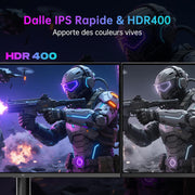 Monitor Gaming KTC 4K de 27 pulgadas, modo dual 4K@160Hz / FHD@320Hz con cambio fluido, panel IPS rápido, 1ms, HDR400, Adaptive Sync, 125% sRGB, 97% DCI-P3, ΔE