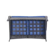 Conjunto de sofá de mimbre para exteriores Gymojoy, sofá de ratán