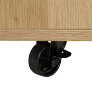 Mesa de centro elevable moderna multifuncional Zeus & Ruta con almacenamiento oculto, 4 taburetes y ruedas, perfecta para espacios modernos