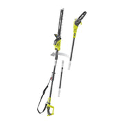 RYOBI Combo 2 en 1 Podadora de 20 cm + Cortasetos de pértiga de 45 cm 18V ONE+