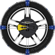 MICHELIN FAST GRIP Cadenas de nieve de montaje frontal n.º 90 - Vehículos no encadenables - Compatibles con sistemas ABS ESP - Tensión automática - Montaje en 2 minutos - Adherencia óptima en nieve y hielo