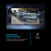 Samsung TV 24 Pulgadas Full HD F6005 4K Smart TV, Más Contraste con HDR, Sonido que sigue a la acción con OTS Lite, TV Plus y tus datos protegidos con Knox Security