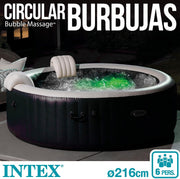 Intex - 28432NP - Pure Spa Azul Marino 6 plazas